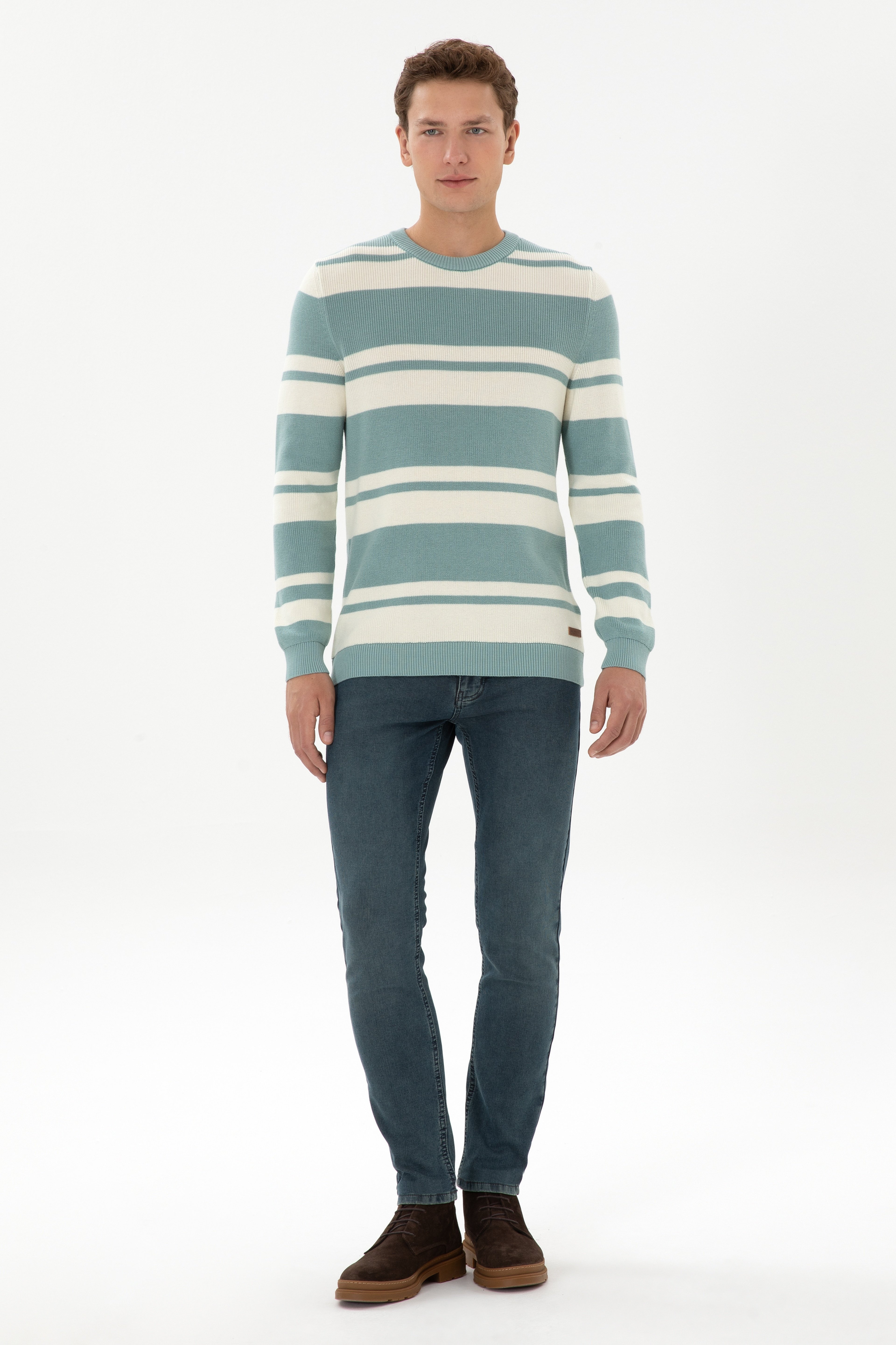 Erkek Mavi Slim Fit Jean Pantolon