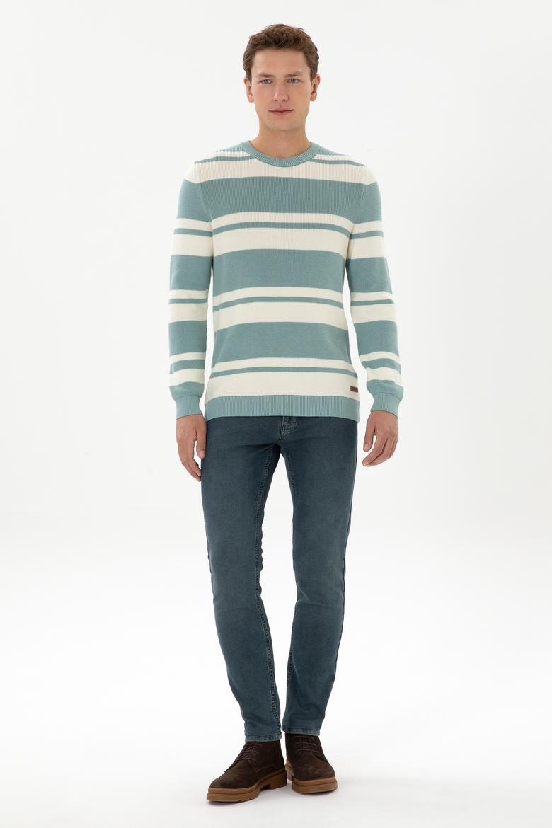 Erkek Mavi Slim Fit Jean Pantolon - 50310337103