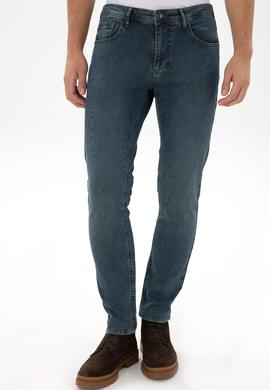 Erkek Mavi Slim Fit Jean Pantolon - 50310337103