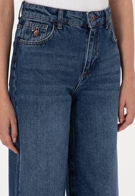 Kadın Mavi  Loose Fit Jean Pantolon - 50316578004