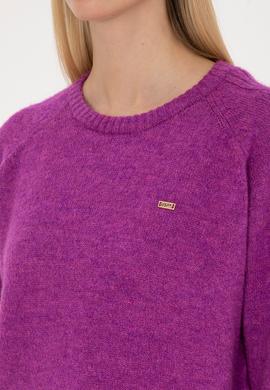 Kadın Menekşe Bisiklet Yaka Kazak - 50310106005