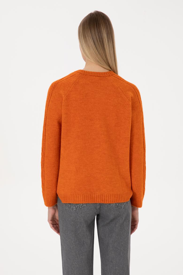 Kadın Bakır Bisiklet Yaka Kazak - 50310106011