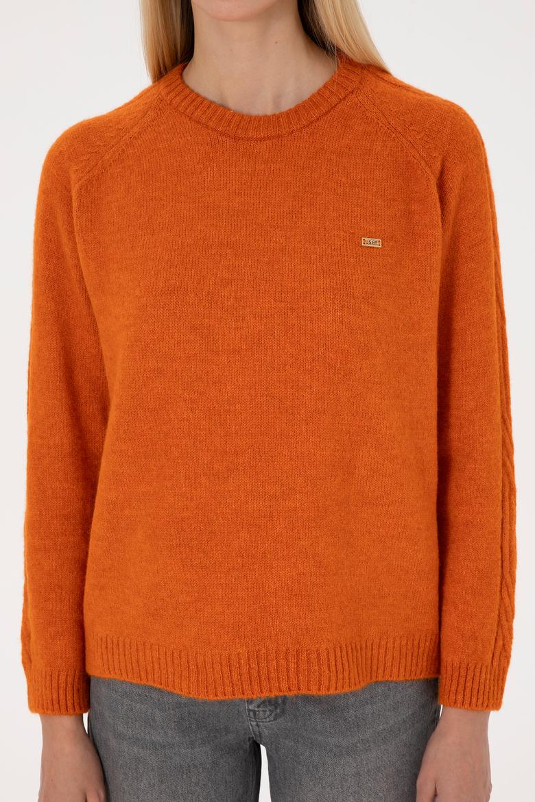 Kadın Bakır Bisiklet Yaka Kazak - 50310106011