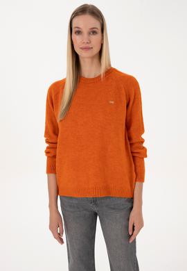 Kadın Bakır Bisiklet Yaka Kazak - 50310106011