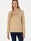 Kadın Kum Kapüşonlu Basic Sweatshirt