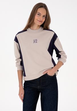 Kadın Mürdüm Bisiklet Yaka Sweatshirt - 50314951013