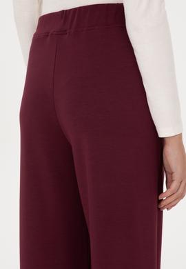 Kadın Bordo Modal Karışımlı Loose Fit Eşofman Altı - 50314223026