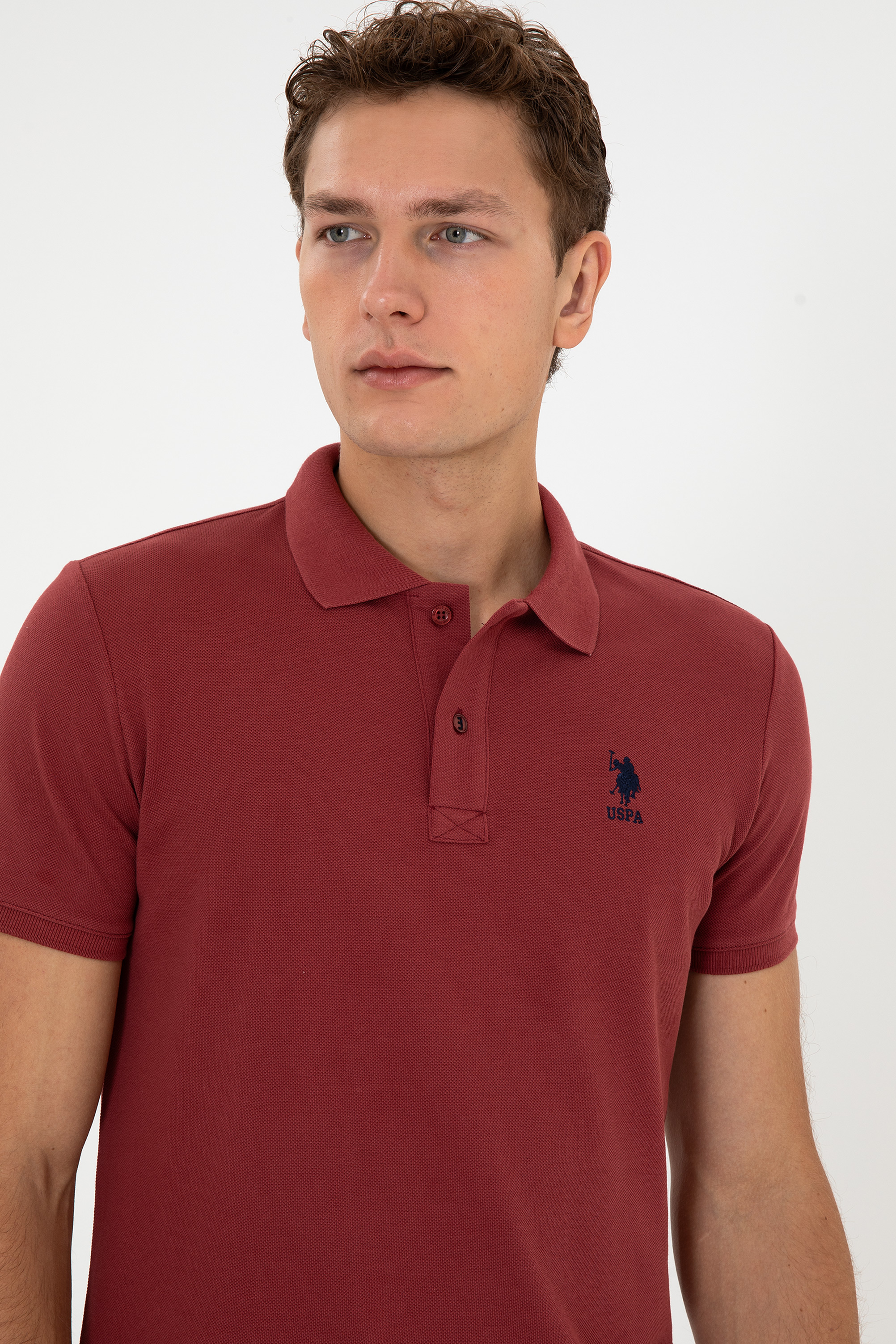 Erkek Vişne Basic Tişört - 50298041437