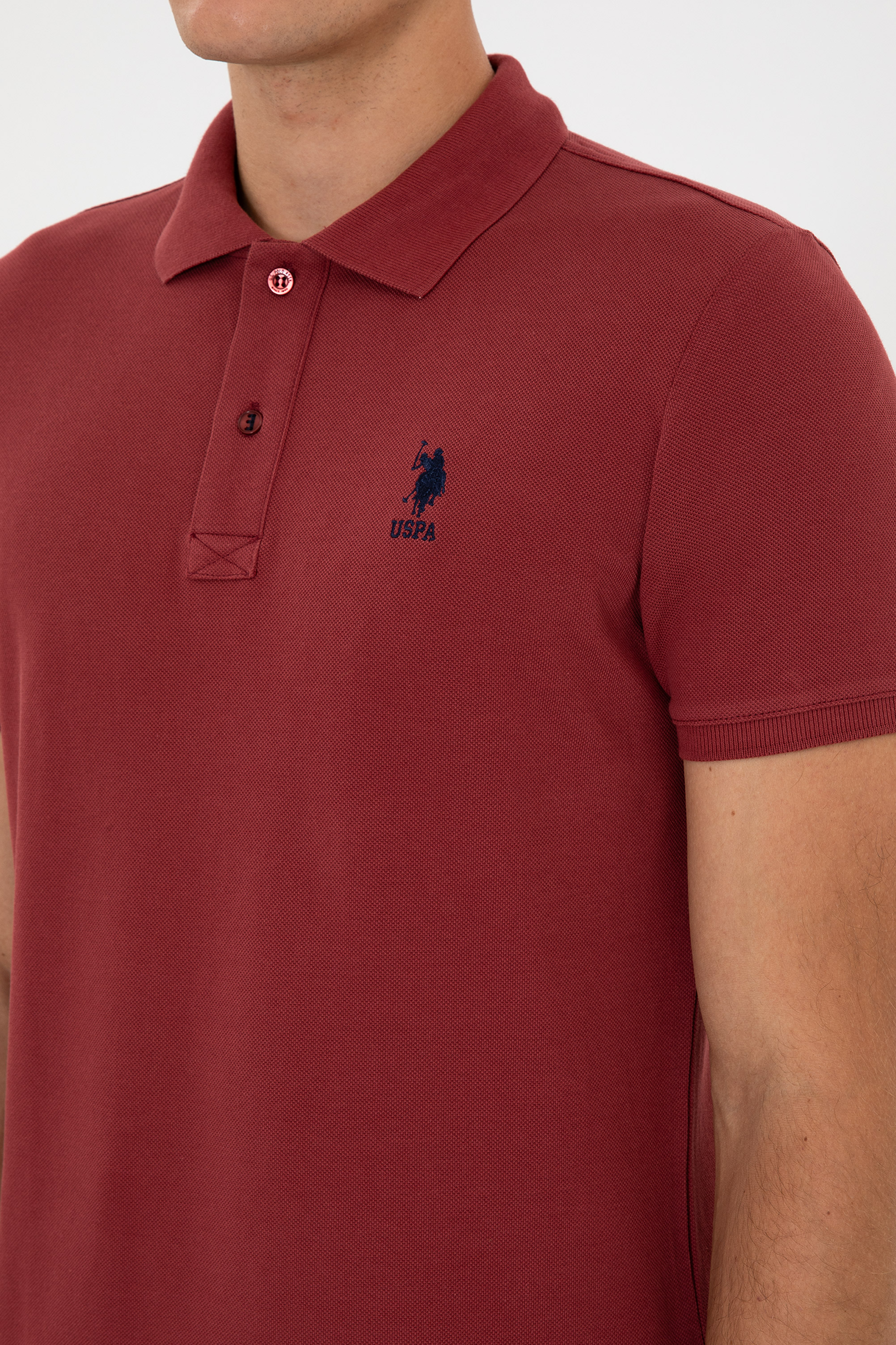 Erkek Vişne Basic Tişört - 50298041437