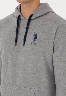 Erkek Gri Melanj Basic Sweatshirt - 50307703031