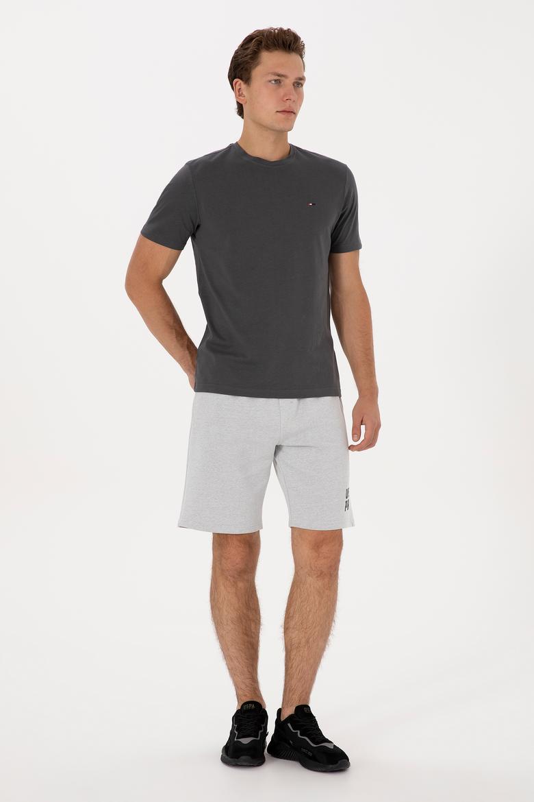 Erkek Gri Basic Tişört - 50307684031