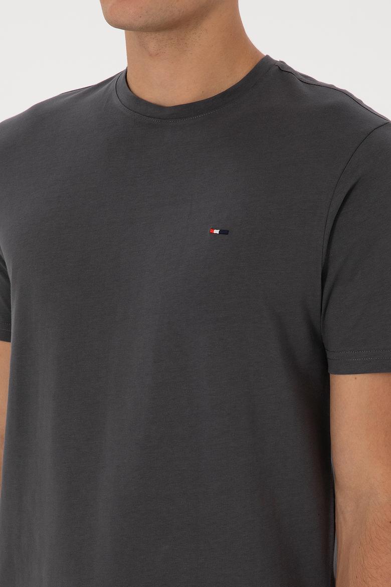 Erkek Gri Basic Tişört - 50307684031