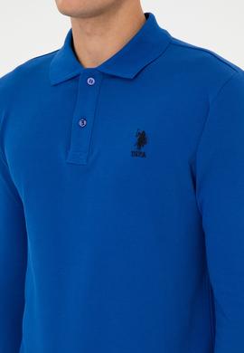 Erkek Mavi Basic Sweatshirt - 50307687170