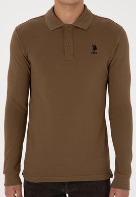 Erkek Haki Basic Sweatshirt - 50307687094