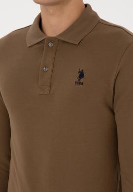 Erkek Haki Basic Sweatshirt - 50307687094