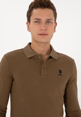 Erkek Haki Basic Sweatshirt - 50307687094