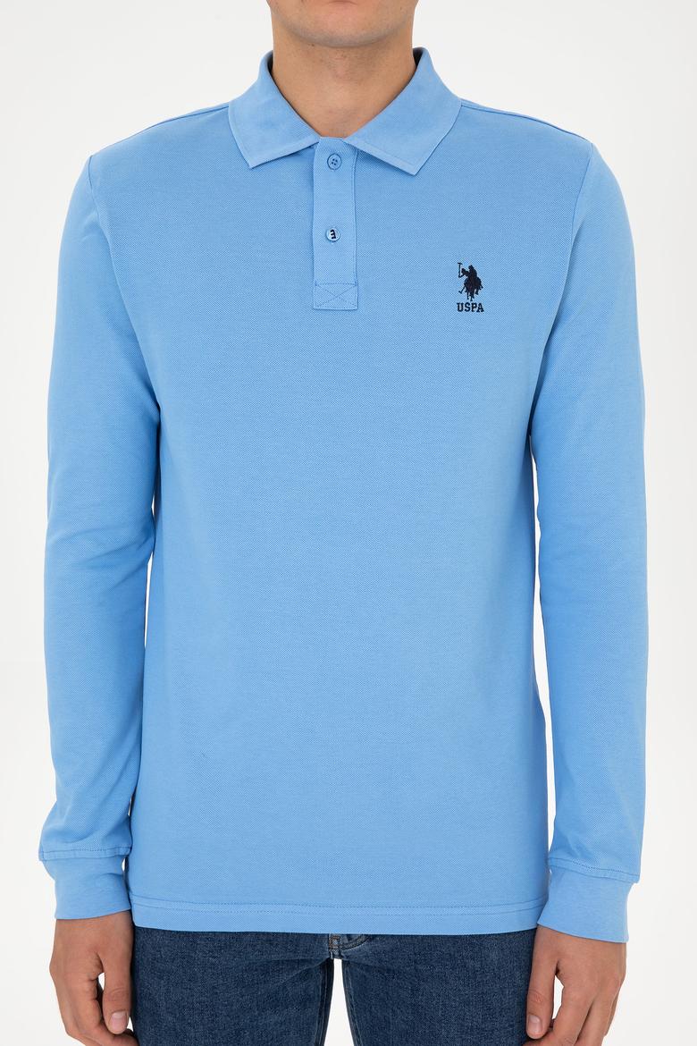 Erkek Açık Mavi Basic Sweatshirt - 50307757050