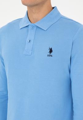 Erkek Açık Mavi Basic Sweatshirt - 50307757050