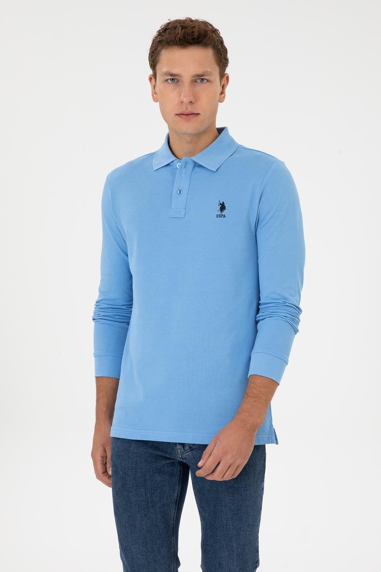 Erkek Açık Mavi Basic Sweatshirt - 50307757050