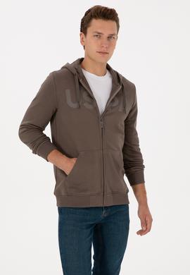 Erkek Vizon Örme Hırka - 50307743078