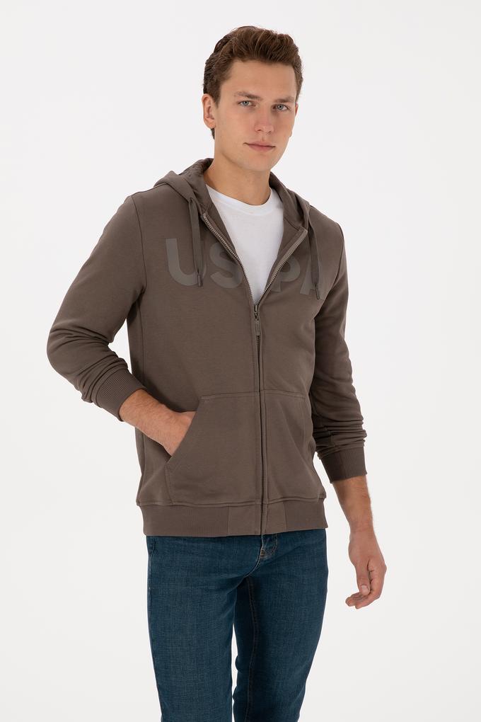 Erkek Vizon Örme Hırka