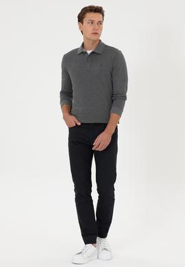 Erkek Antrasit Melanj Basic Sweatshirt - 50307757023