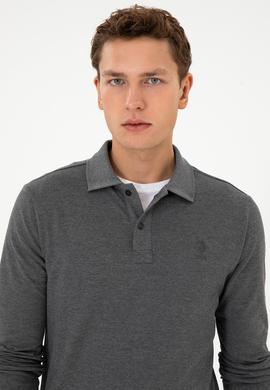 Erkek Antrasit Melanj Basic Sweatshirt - 50307757023