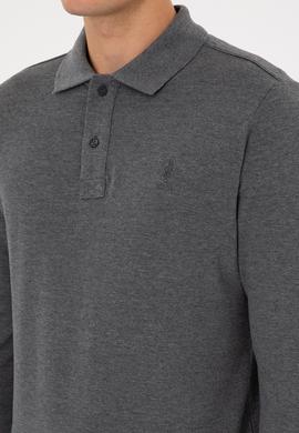 Erkek Antrasit Melanj Basic Sweatshirt - 50307757023