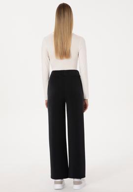 Kadın Siyah Modal Karışımlı Loose Fit Eşofman Altı - 50307761139