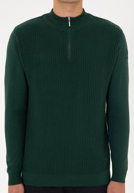 Erkek Koyu Yeşil Kazak - 50307830024