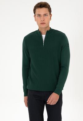 Erkek Koyu Yeşil Kazak - 50307830024