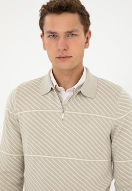 Erkek Açık Haki Kazak - 50308284026