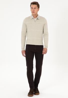 Erkek Açık Haki Kazak - 50308284026