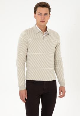 Erkek Açık Haki Kazak - 50308284026