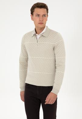 Erkek Açık Haki Kazak - 50308284026