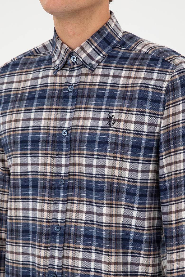 Erkek Açık Lacivert Uzun Kollu Gömlek - 50308575007