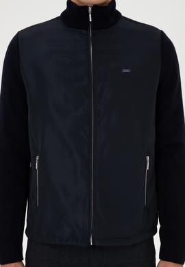 Erkek Lacivert Triko Hırka - 50308351006