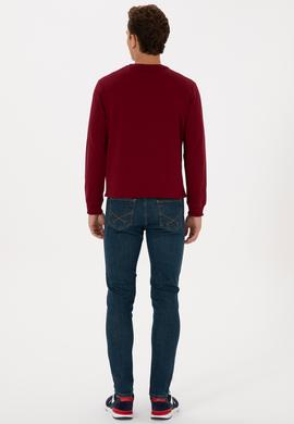 Erkek Mavi Slim Fit Jean Pantolon - 50308321121