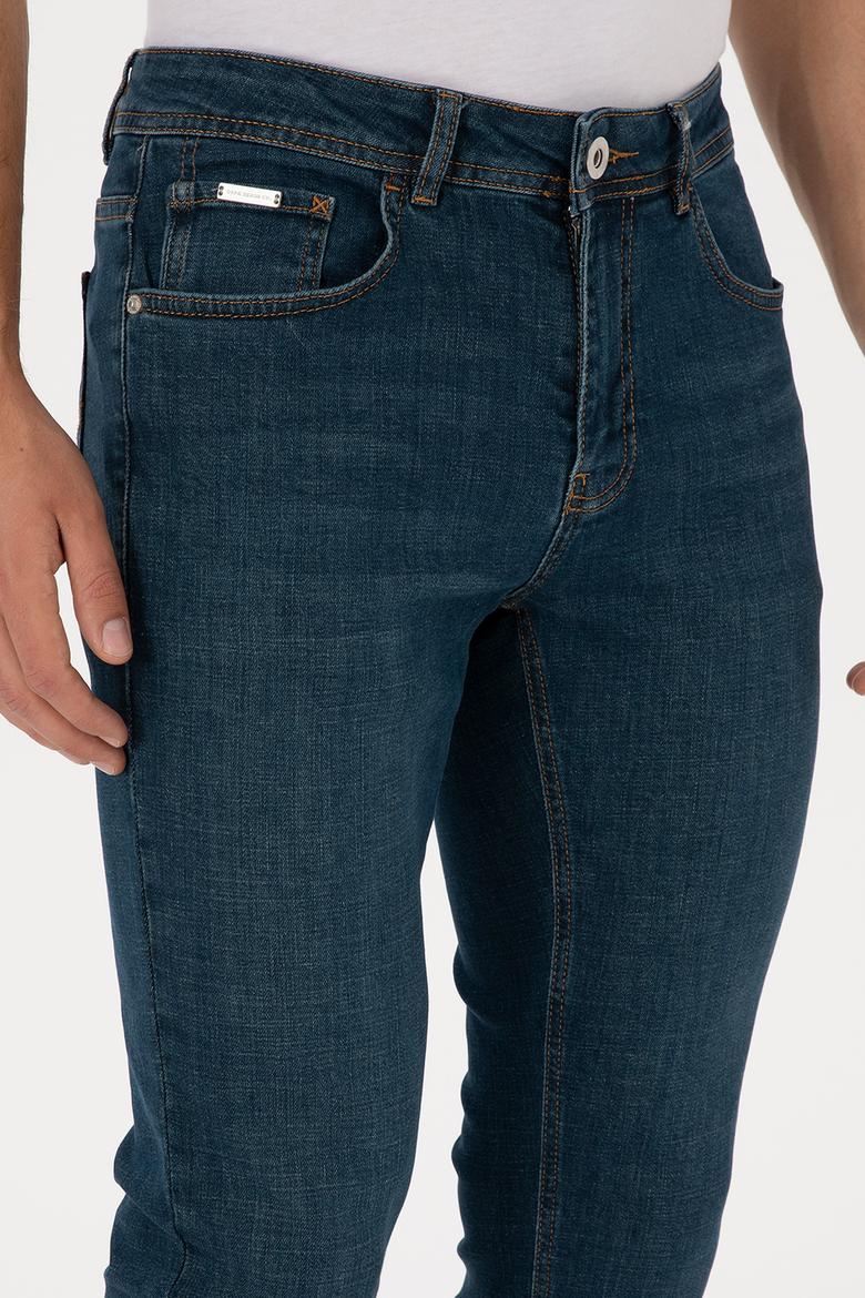 Erkek Mavi Slim Fit Jean Pantolon - 50308321121