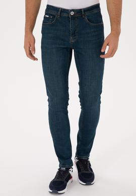 Erkek Mavi Slim Fit Jean Pantolon - 50308321121