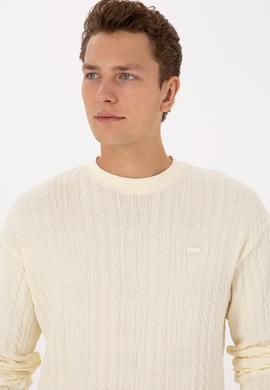 Erkek Krem Sweatshirt - 50308909018