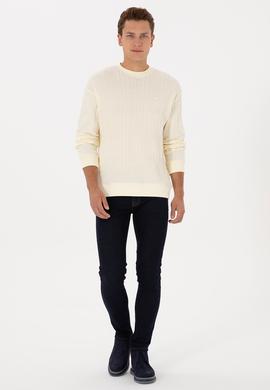 Erkek Krem Sweatshirt - 50308909018