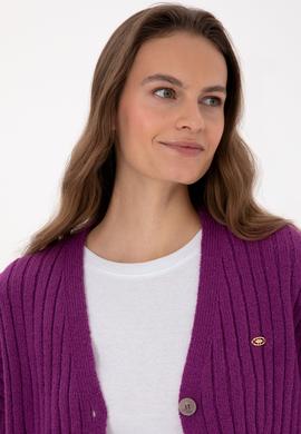 Kadın Menekşe Triko Hırka - 50310022009