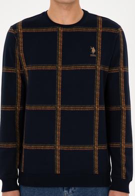 Erkek Regular Fit Bisiklet Yaka Lacivert Sweatshirt - 50310323006