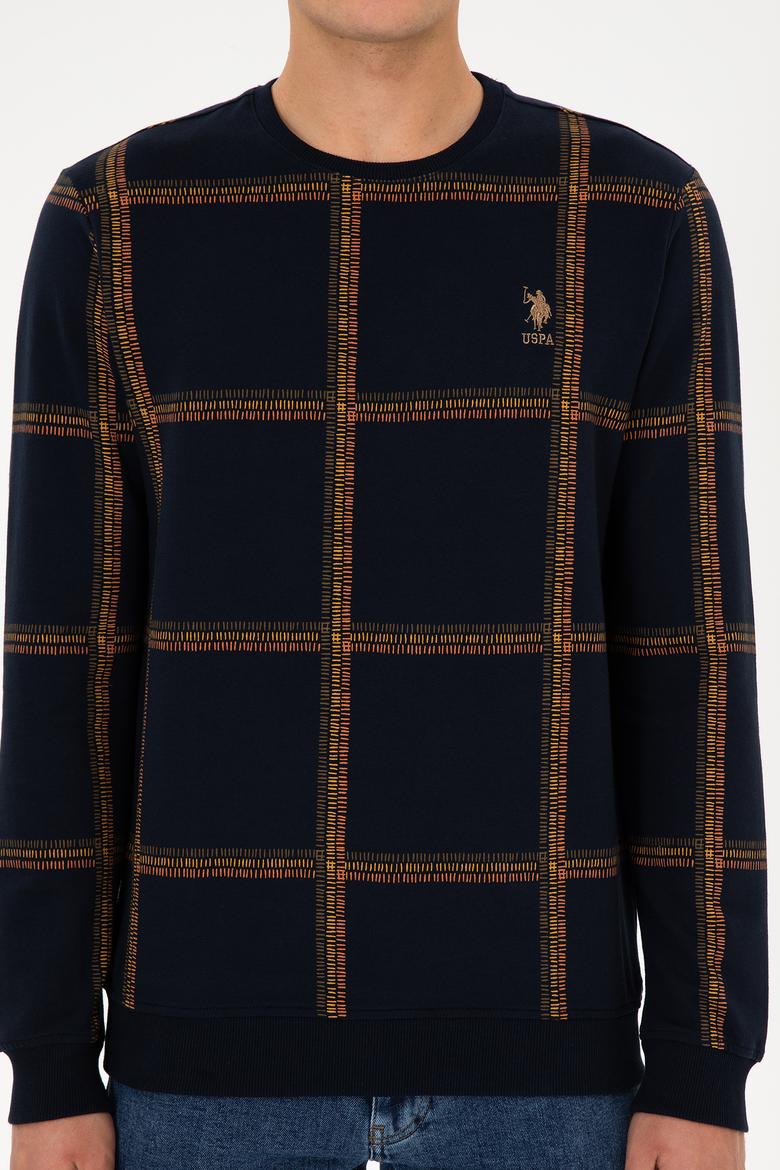 Erkek Regular Fit Bisiklet Yaka Lacivert Sweatshirt - 50310323006