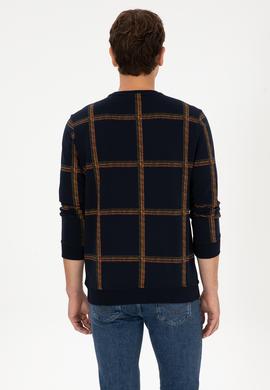 Erkek Regular Fit Bisiklet Yaka Lacivert Sweatshirt - 50310323006