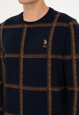 Erkek Regular Fit Bisiklet Yaka Lacivert Sweatshirt - 50310323006