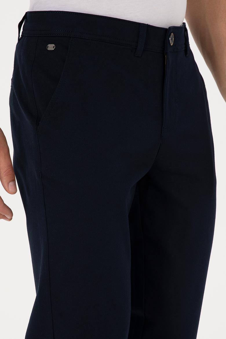 Erkek Lacivert Kanvas / Chino Pantolon - 50311604032