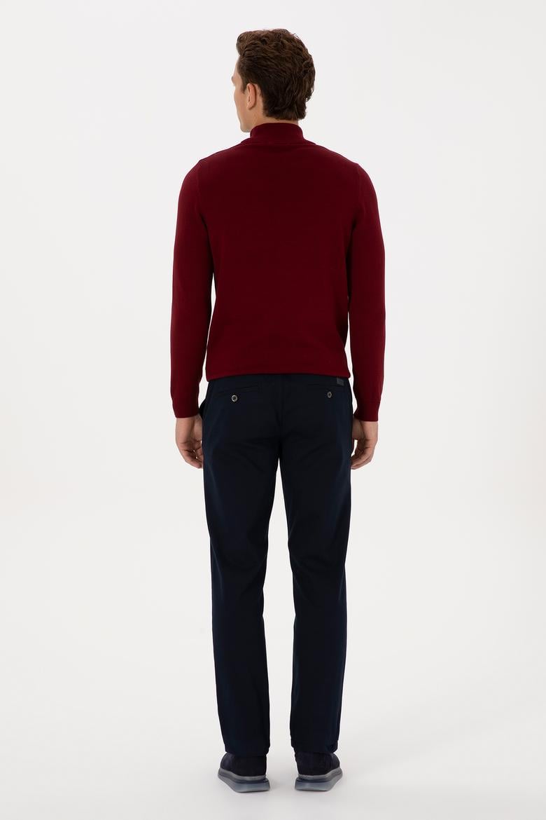 Erkek Lacivert Kanvas / Chino Pantolon - 50311604032