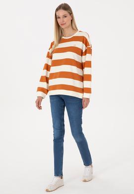 Kadın Bakır Sweatshirt - 50313563013